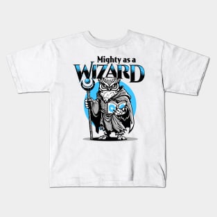 Mighty as a Wizard Kids T-Shirt